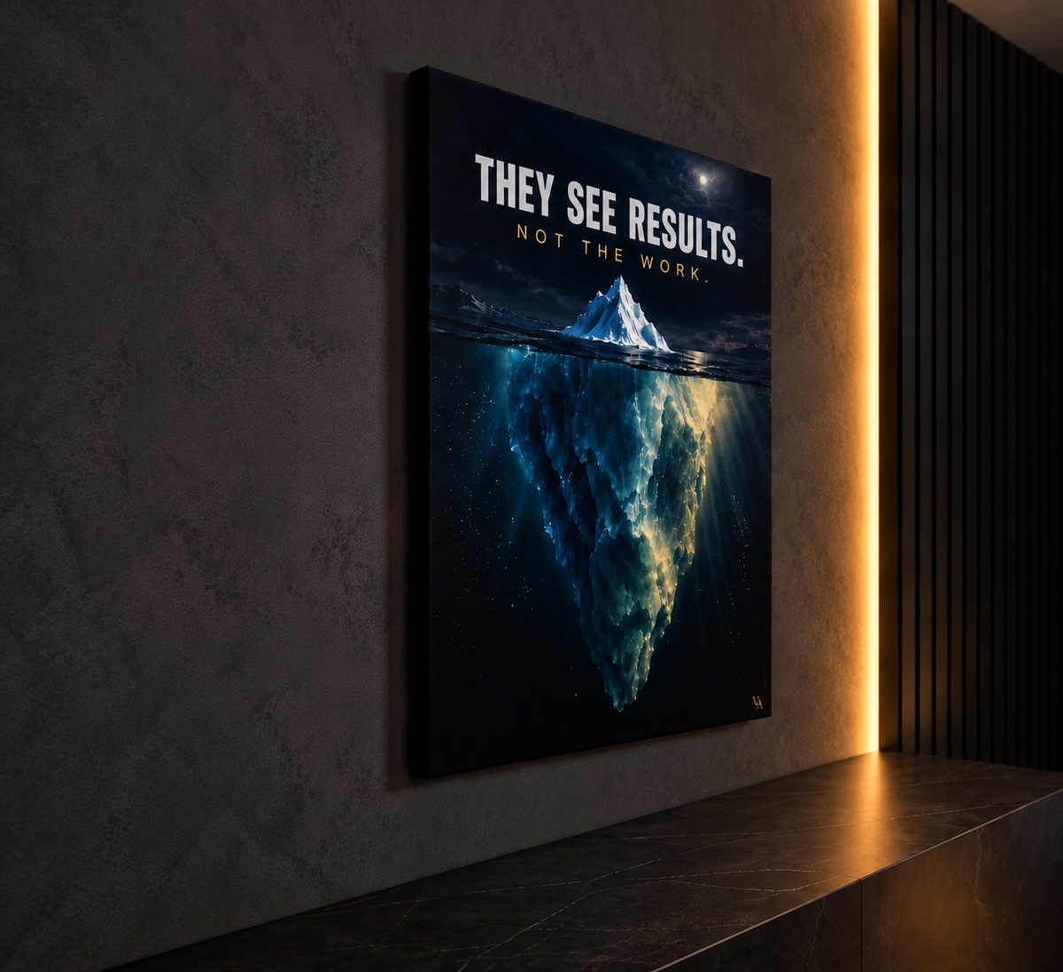 Beneath the Surface – Motivational Canvas
