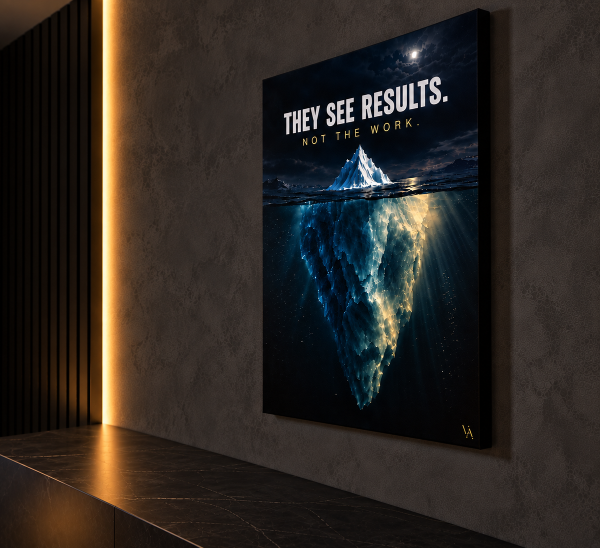Beneath the Surface – Motivational Canvas